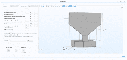 Application for basic FR simulations 