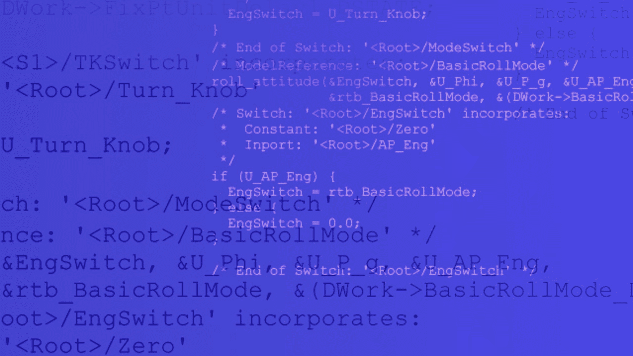 1 Embedded Coder for Production Code Generation training course course that focuses on developing models in the Simulink® environment to deploy on embedded systems