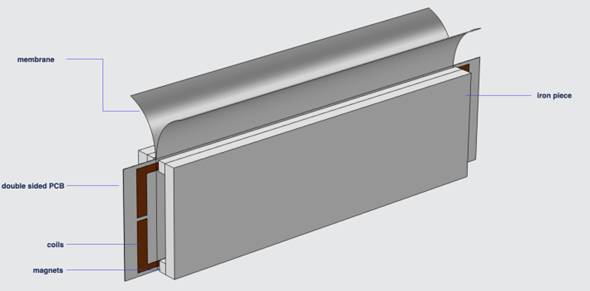 Fig1: Essential parts of the tweeter