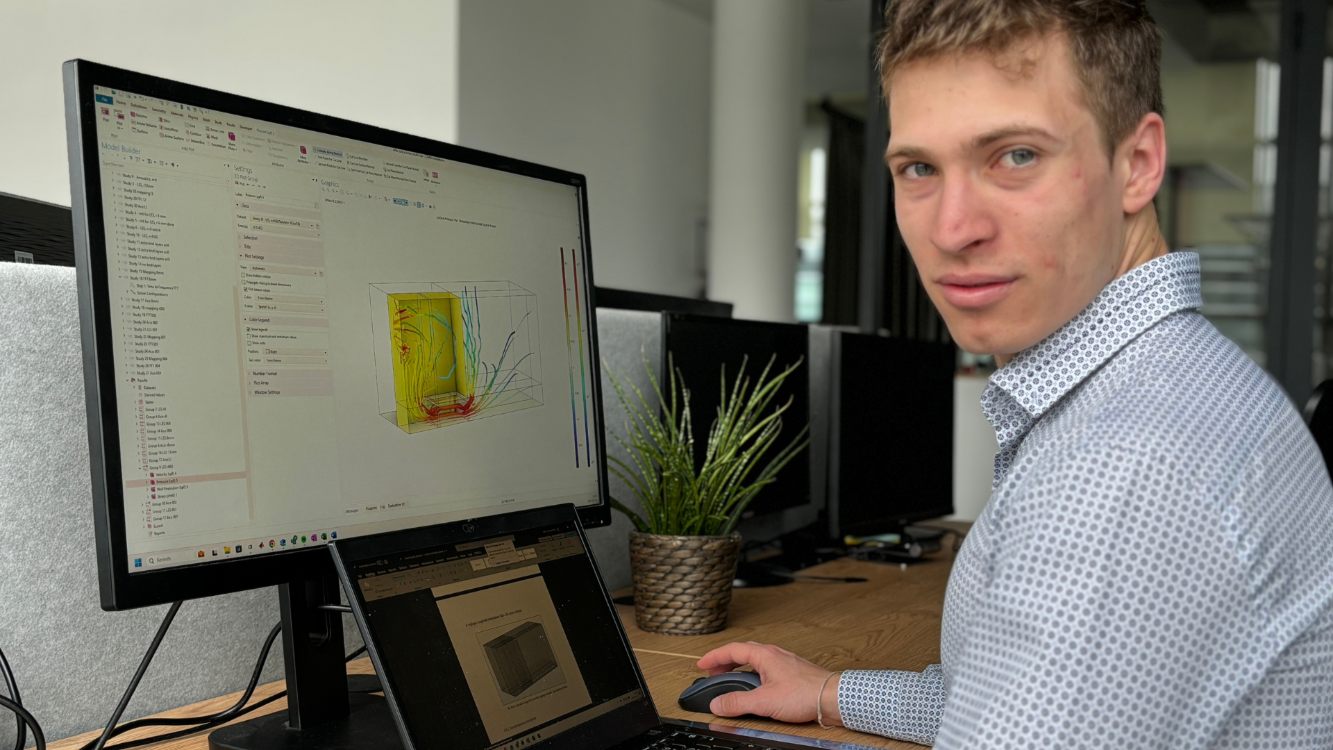 How One Mechanical Engineering Graduate Mastered Flow-Induced Noise Modeling with COMSOL Multiphysics